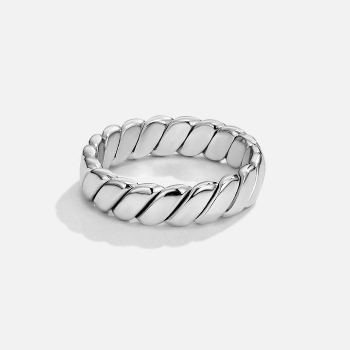 Calira Twisted Infinity strieborný prsteň 
